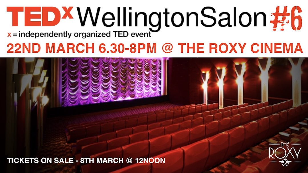 TEDxWellySalon 6 pre announcment